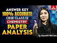 Video thumbnail for CBSE Class 12 Chemistry Answer Key 2024 | Paper Analysis | Chemistry Paper Solution All Sets