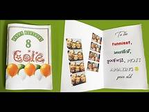 Video thumbnail for How to make a foldable birthday card with MS Word
