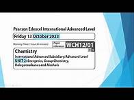 Video thumbnail for Unit 2 October 2023 - AS Chemistry Edexcel - Dr Hanaa Assil
