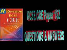 Video thumbnail for CRE Form 2 Revision | Questions & Answers | KCSE 2022 CRE Revision Papers| CRE Form 2 Revision
