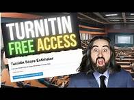 Video thumbnail for How To Check Turnitin AI Detection 📚🔎 for FREE 🆓 [Check Your Turnitin Score Ahead of Submission]