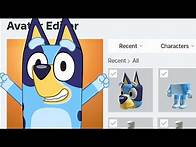 Video thumbnail for How To Make BLUEY Avatar In ROBLOX (BLUEY Roblox Tutorial)