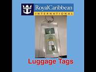 Video thumbnail for Folding Royal Caribbean luggage tags for a cruise.