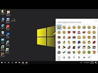 Video thumbnail for Shortcut key to Insert Emojis Anywhere in Windows 10