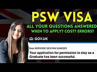 Video thumbnail for Your ultimate guide to PSW Visa/Graduate Route Visa in UK