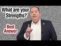 Video thumbnail for What are your Strengths? | Best Answer (from former CEO)