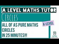 Video thumbnail for All of Circles in 25 Minutes! | Chapter 6 | A-Level Pure Maths Revision