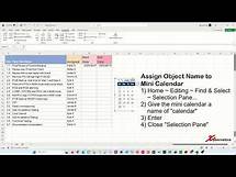 Video thumbnail for How do I make my Excel calendar pop up? - Excel Tips and Tricks