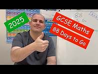 Video thumbnail for GCSE Maths 2025 Revision - 88 Days To Go - Corbettmaths