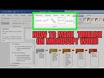 Video thumbnail for How to Make a Timeline on Microsoft Word | Step-by-Step Tutorial for Beginners