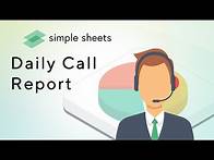 Video thumbnail for Daily Call Report Excel Template Step-by-Step Video Tutorial by Simple Sheets