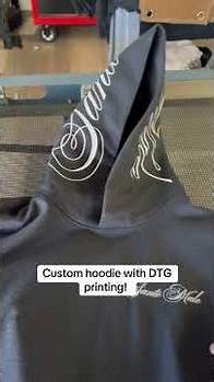 Video thumbnail for Custom hoodie all with DTG printing , the best way to start a brand. We offer no minimums