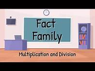 Video thumbnail for Fact Family Multiplication & Division - Grade 3 Math Vocabulary