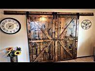 Video thumbnail for DIY Double Sliding Barn doors