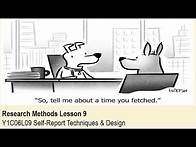 Video thumbnail for A-Level Psychology (AQA): Research Methods - Self Reporting