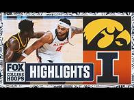 Video thumbnail for Iowa Hawkeyes vs. Illinois Fighting Illini Big Ten Tournament Highlights | FOX College Hoops