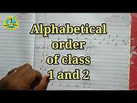 Video thumbnail for How to teach alphabetical order | alphabetical order | arrange words in ABC order