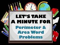Video thumbnail for Area and Perimeter Word Problems