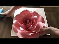 Video thumbnail for DIY Ann's Medium Paper Rose (FREE TEMPLATE)