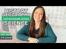 Video thumbnail for History, Geography & Science Curriculum Picks 2025-2026 // 6th grade Curriculum Picks