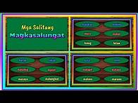 Video thumbnail for Mga Halimbawa ng Salitang Magkasalungat