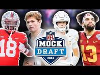 Video thumbnail for The OFFICIAL 2024 NFL First Round Mock Draft! (Midseason Edition 3.0!) || TPS