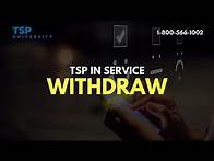 Video thumbnail for TSP Inservice Withdrawal - TSP Inservice Withdrawals Explained