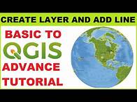 Video thumbnail for QGIS Beginning to Advanced Tutorial #3 How to Create a Line Shapefile in QGIS I Create a shape file