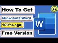 Video thumbnail for How to Get Microsoft Word for Free (pc / laptop)