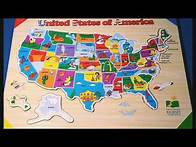 Video thumbnail for Kids Do and Learn USA States and capitals Puzzle - IMPROVES ATTENTION & FOCUS
