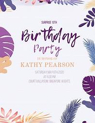 Video thumbnail for 233K  Free Birthday Flyer Templates