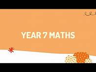 Video thumbnail for Year 7 maths: percentages, fractions and decimals
