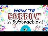 Video thumbnail for How to Borrow in Subtraction! ...for Kids!