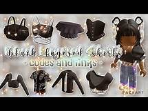 Video thumbnail for Aesthetic Black Layered / 3D Shirts | Codes and Links | Roblox Bloxburg