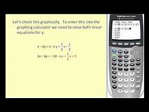 Video thumbnail for Solving Systems of Equations using Substitution