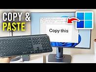 Video thumbnail for How To Copy and Paste On PC & Laptop Windows (2024) | Easy Step-by-Step Guide