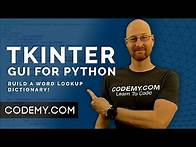Video thumbnail for Build A Word Dictionary - Python Tkinter GUI Tutorial 215