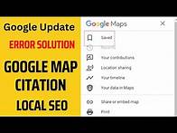 Video thumbnail for How To Create New Project In Google Map Citation - Update | Places Option Not Showing | Local SEO