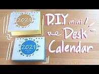 Video thumbnail for DIY Desk Calendar! | 3 methods + Printable Pattern! (2025 updated)