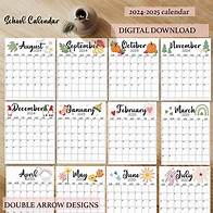 Video thumbnail for 2024 2025 Calendar Printable, School Calendar, 24-25 Calendar, Printable 2024-2025, Monthly Calendar Printable,instant Calendar Download - Etsy