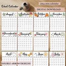 Video thumbnail for 2024 2025 Calendar Printable, School Calendar, 24-25 Calendar, Printable 2024-2025, Monthly Calendar Printable,instant Calendar Download - Etsy