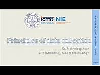 Video thumbnail for 16 Principles of data collection