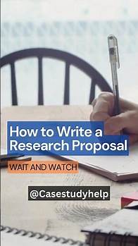 Video thumbnail for How to Write a Research Proposal | Tips and Tricks| Case Study Help