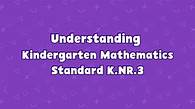 Video thumbnail for Kindergarten Kindergarten | Understanding Kindergarten Mathematics Standard K.NR.3