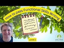 Video thumbnail for Functional Skills English Writing Level 1 success