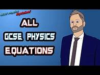 Video thumbnail for All GCSE physics equations