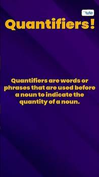 Video thumbnail for What Is the Meaning of Quantifier | Meaning of Quantifier | Letstute