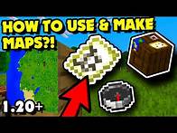 Video thumbnail for How to USE & MAKE MAPS in Minecraft 1.20.6+ Java?! Cartography Table | Map Guide For New Players!