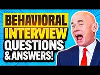 Video thumbnail for 7 BEST ‘BEHAVIORAL’ INTERVIEW QUESTIONS & ANSWERS! (How to USE the STAR METHOD in JOB INTERVIEWS!)