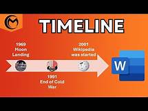 Video thumbnail for How to Insert Basic Timeline in Microsoft Word